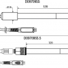 DO9709SS.5 - Combined oxygen and temperature probe with possibility of membrane replacement. Â?12mm x 120mm. 5m cable.